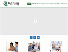 Tablet Screenshot of johnson-accounting.com